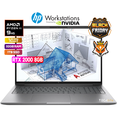 HP ZBook Power 16 G11 A Workstation AMD Ryzen AI 9-8945HS 32GB