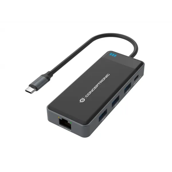 Docking Usb-c Conceptronic Donn14g A 2xhdmi 1xusb-c Pd 100w 3xusb-a 1xgb Rj45