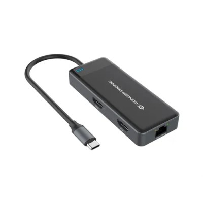 Docking Usb-c Conceptronic Donn14g A 2xhdmi 1xusb-c Pd 100w