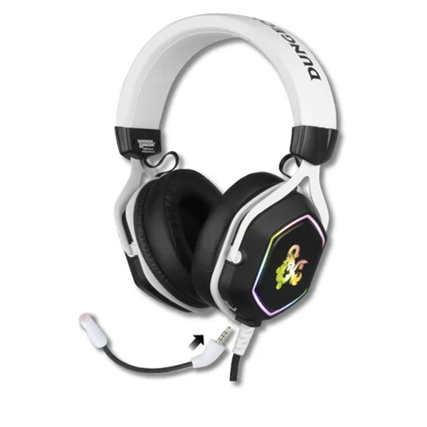 Headset Konix Dungeons And Dragons 7.1 Rainbow Micro Flexible Multiplataforma Kx-dnd-gh-rbw-pc