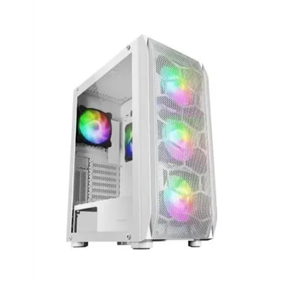 Caja E-atx Torre Gaming Mars Gaming Mc-kx Xxl White Lateral