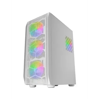 Caja E-atx Torre Gaming Mars Gaming Mc-kx Xxl White Lateral