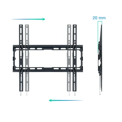 Soporte De Pared Fijo Tooq Lp1070f-b Para Pantalla 32"- 70" Max