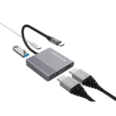 Docking Usb-c Conceptronic Donn013 A 2xhdmi 1xusb-a 3.0 1xusb-c