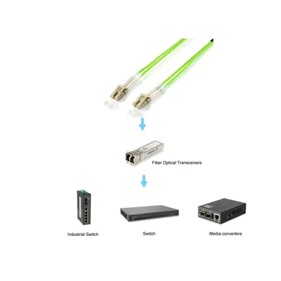 Equip 255711 Cable de fibra óptica e InfiniBand 1 m LC Verde