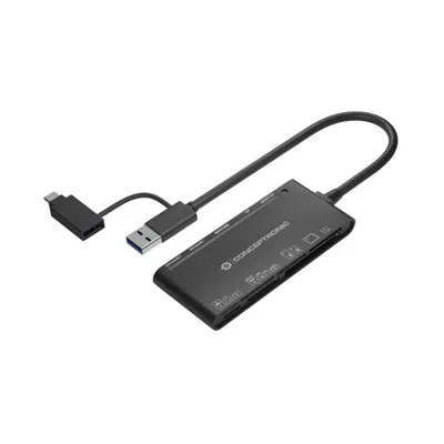 Card Reader Externo Usb-c/ Usb-a 7en1 Conceptronic Bian03b Usb