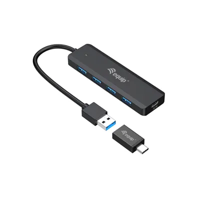 Hub Usb 3.2 Equip Life A 4 Puertos Usb 3.2 Incluye Adaptador