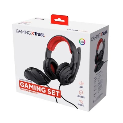 Kit Gaming Trust Basics Compuesto Por Headset Y Mouse 24761