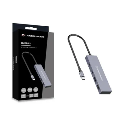 Hub Usb 3.2 Conceptronic Hubbies13g 2 Puertos Usb 3.2 Usb-c 2