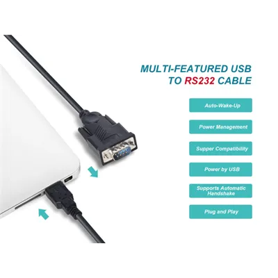 Cable Usb 2.0 A Serie Rs232 Equip 1.5m Compatible Windows