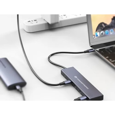 Hub Usb 3.2 Conceptronic Hubbies14g 4 Puertos Usb-c 10gbps 100w