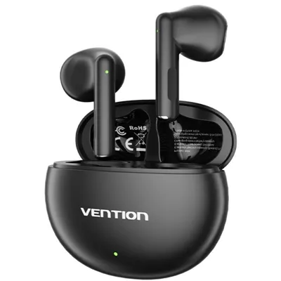 Auriculares Bluetooth Vention ELF 06 NBKB0 con estuche de