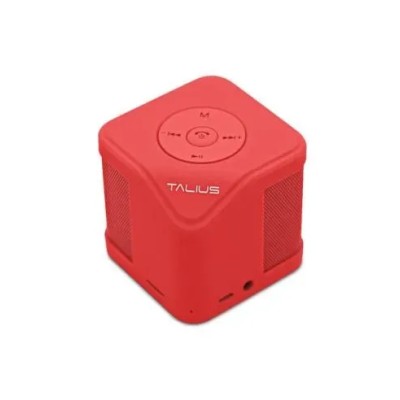 Altavoz Bluetooth Portable Talius Cube 3w Fm/sd Bluetooth Rojo