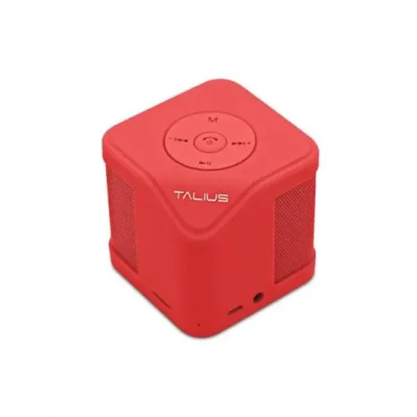 Altavoz Bluetooth Portable Talius Cube 3w Fm/sd Bluetooth Rojo