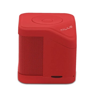 Altavoz Bluetooth Portable Talius Cube 3w Fm/sd Bluetooth Rojo