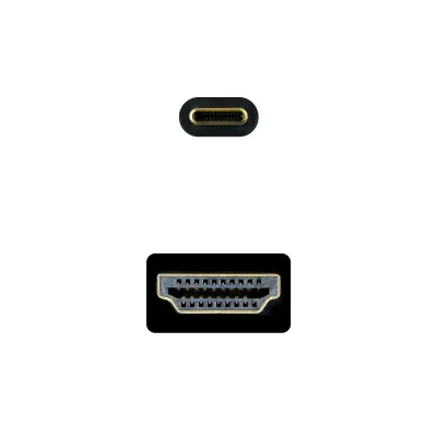 Cable Conversor Nanocable 10.15.5132/ USB Tipo-C Macho - HDMI