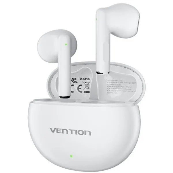 Auriculares Bluetooth Vention ELF 06 NBKW0 con estuche de carga/ Autonomía 6h/ Blancos