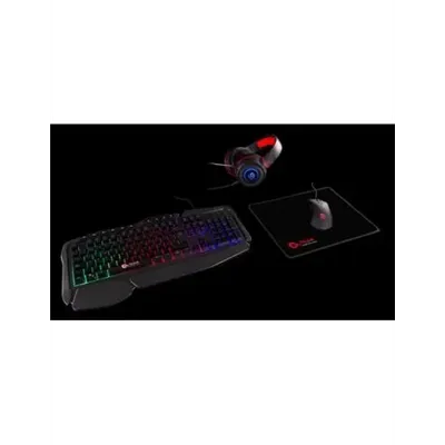 Pack Teclado Mouse Headset Y Alfombrilla Talius Gaming Kit V.2