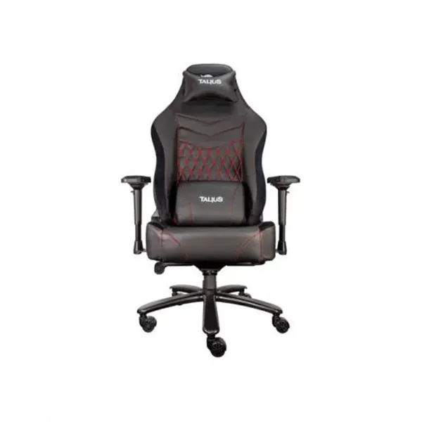 Silla Gamer Talius Mamut Negra/roja 4d, Frog, Base Metal, Ruedas Nylon, Soporta Hasta 170kg