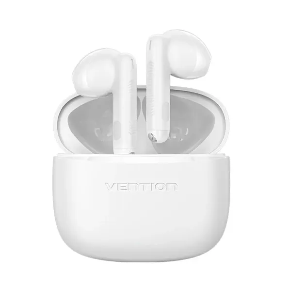 Auriculares Bluetooth Vention ELF 03 NBHW0 con estuche de carga/ Autonomía 6h/ Blancos