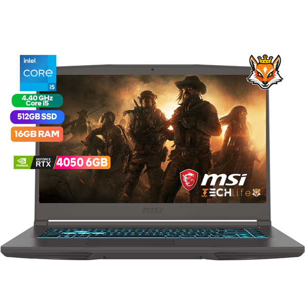 MSI Thin 15 B13VE-2688XES Intel Core i5-13420H 16GB 512GB RTX 4050 6GB 15.6" FreeDOS