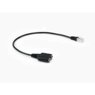 Adaptador Rj9 A 3.5mm Para Conexion De Headsets A Telefono Equip