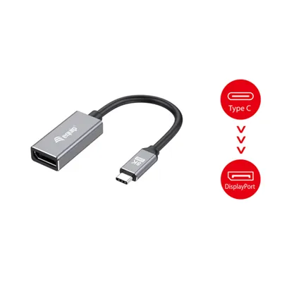 Adaptador Usb-c Macho A Displayport 1.4 8k Equip