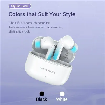 Auriculares Bluetooth Vention ELF E04 NBIW0 con estuche de