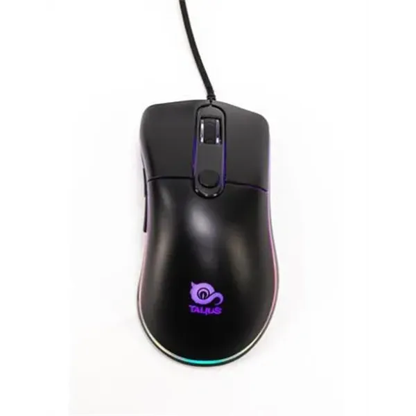 Mouse Talius Gaming Rgb Skyray 4000dpi 6 Botones Iluminacion Rgb Color Negro Mate