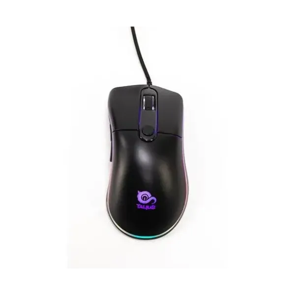 Mouse Talius Gaming Rgb Skyray 4000dpi 6 Botones Iluminacion Rgb Color Negro Mate