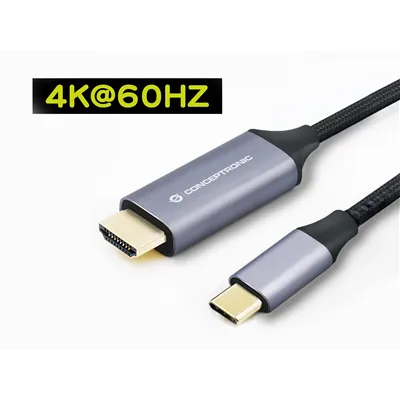 Cable Usb-c Macho A Hdmi Macho 2m 4k 60hz Conceptronic