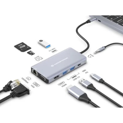 Docking Usb-c Conceptronic Donn20g 1xhdmi 4k 1xvga 3xusb-a 3.0