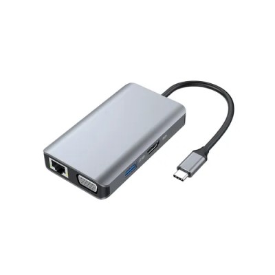 Docking Usb-c Conceptronic Donn21g Hdmi Vga Usb 3.0 Lan Gigabit