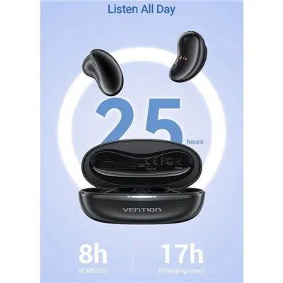 Auriculares Bluetooth Vention Tiny T11 NBJB0 con estuche de