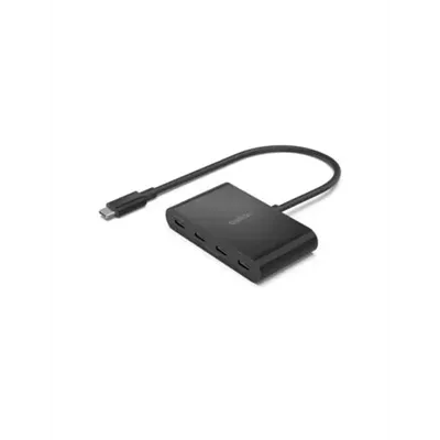 Hub Usb 3.2 Belkin Avc018btbk 4 Puertos Usb-c Gen2 Pd 100w Negro