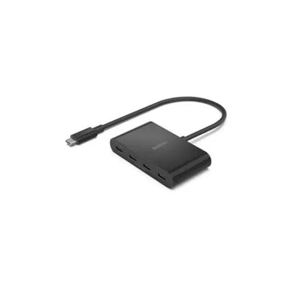 Hub Usb 3.2 Belkin Avc018btbk 4 Puertos Usb-c Gen2 Pd 100w Negro