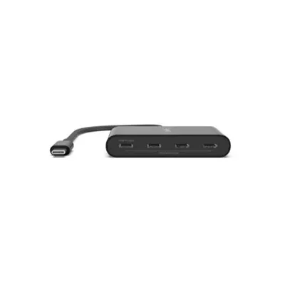 Hub Usb 3.2 Belkin Avc018btbk 4 Puertos Usb-c Gen2 Pd 100w Negro