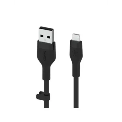 Cable Belkin Caa008bt1mbk Usb-a A Lightning Silicona Clip 1m