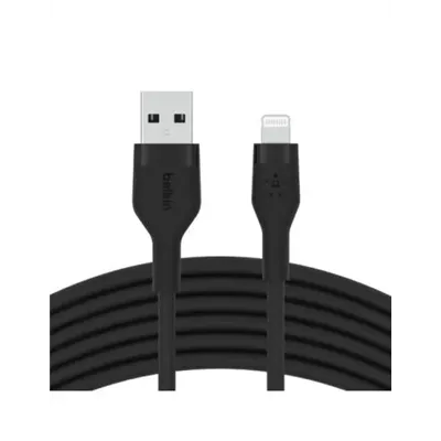 Cable Belkin Caa008bt1mbk Usb-a A Lightning Silicona Clip 1m