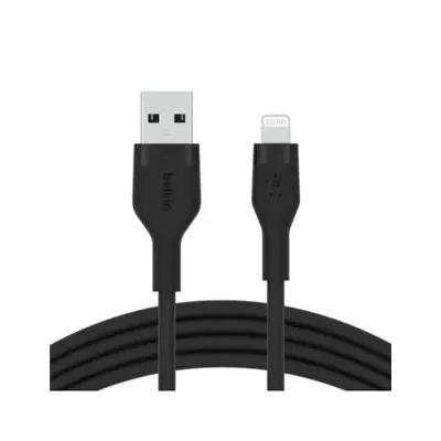 Cable Belkin Caa008bt1mbk Usb-a A Lightning Silicona Clip 1m