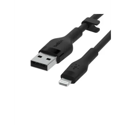 Cable Belkin Caa008bt1mbk Usb-a A Lightning Silicona Clip 1m