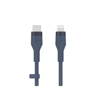 Cable Belkin Caa009bt1mbl Usb-c A Lightning Silicona Clip 1m