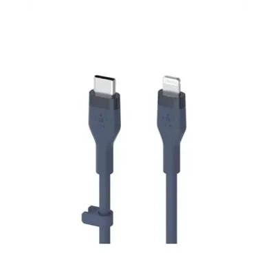 Cable Belkin Caa009bt1mbl Usb-c A Lightning Silicona Clip 1m