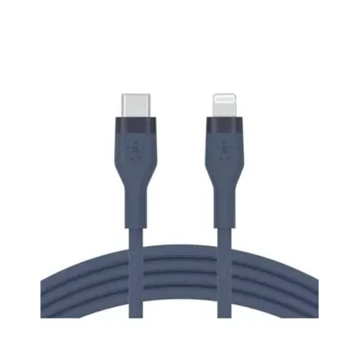 Cable Belkin Caa009bt1mbl Usb-c A Lightning Silicona Clip 1m