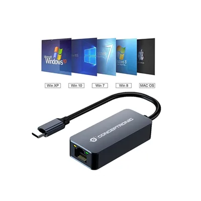 Adaptador De Red Usb-c 3.2 A 2.5gb Rj45 Conceptronic