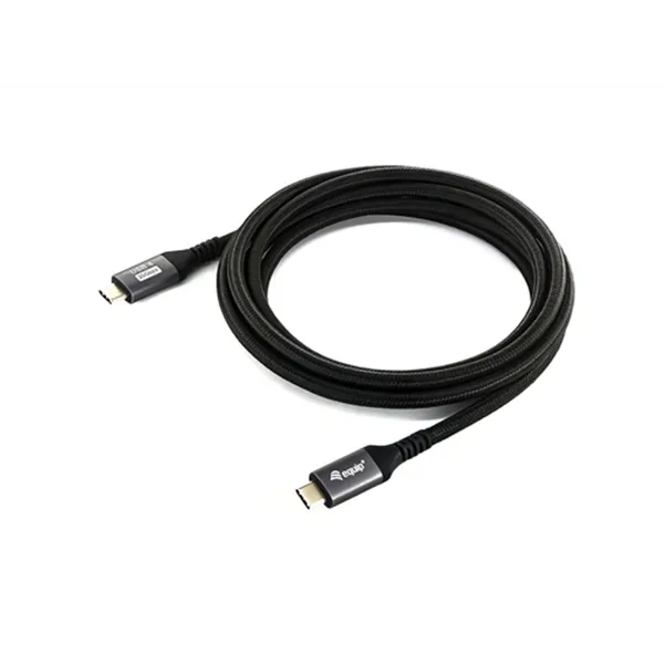 Cable Usb-a Macho Usb-c Macho Usb 4 Gen2x2 2m Transferencia 20g 100w 4k Color Negro