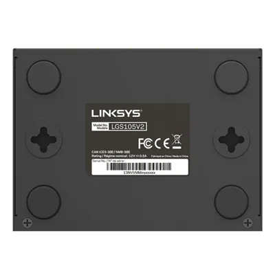 Switch Gigabit Linksys Lgs105-eu-rtl No Gestionable 5 Puertos