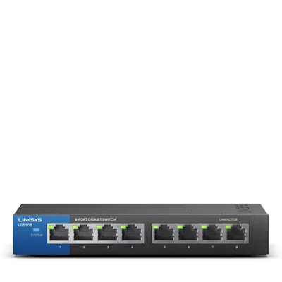 Switch Gigabit Linksys Lgs108-eu-rtl No Gestionable 8 Puertos