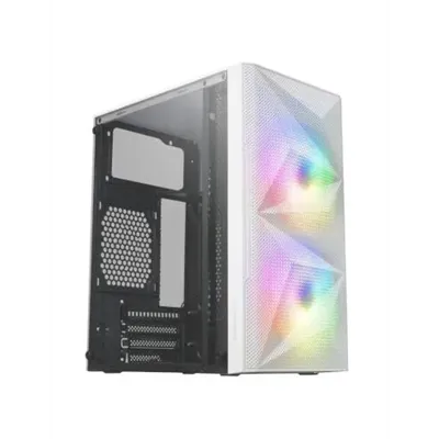 Caja Microatx Gaming Mars Gaming Mc-me White Frontal Mesh Con 2