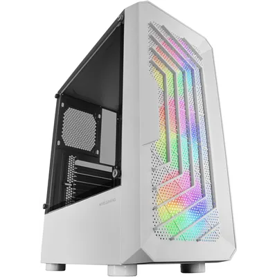 Mars Gaming MC-TOR Blanca Semitorre FRGB USB 3.0 con Ventana